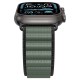 Strap Spigen WBF1 Strap for Apple Watch 44 / 45 / 46 / 49 mm - Black and Green