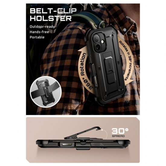 Supcase UB Pro iPhone 17 Case - Black