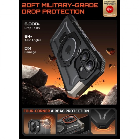 Supcase UB Grip Mag MagSafe Case for iPhone 17 - Black