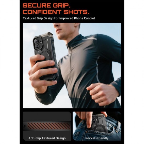 Supcase UB Grip Mag MagSafe Case for iPhone 17 - Black