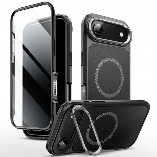 Supcase IBLSN Ares Flip Mag MagSafe Case for iPhone 17 Air - Black
