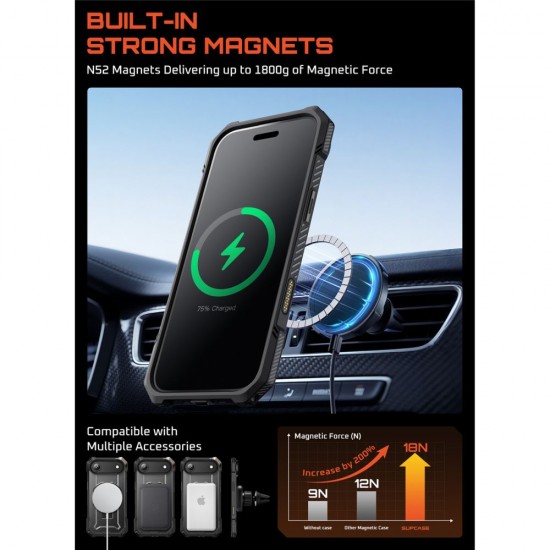 Supcase UB Grip Mag MagSafe Case for iPhone 17 Air - Black