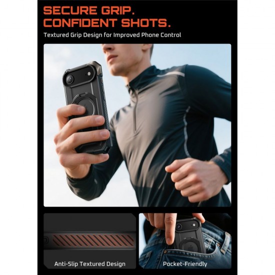 Supcase UB Grip Mag MagSafe Case for iPhone 17 Air - Black