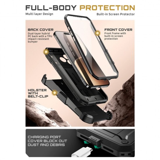 Supcase UB Pro Case for iPhone 17 Pro Max - Black