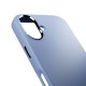 Puro Icon Mag Pro Liquid Silicone Case for iPhone 17, MagSafe Compatible, with Camera Protection and Aluminum Buttons - Blue