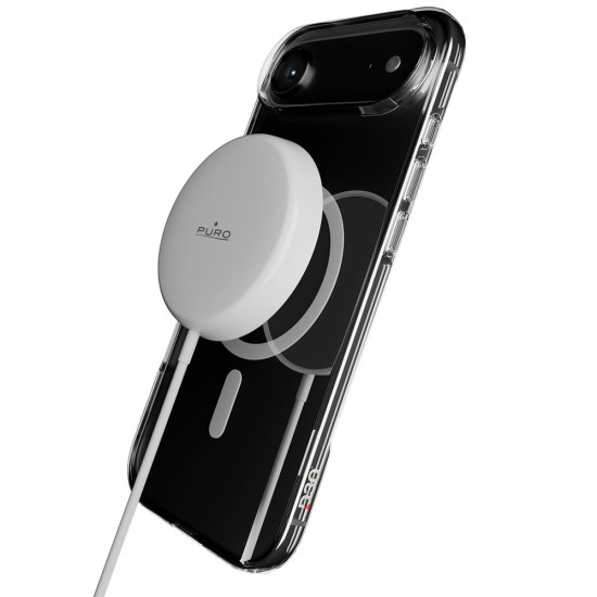 Puro Impact Clear D3O TPU+PC MagSafe Compatible Case for iPhone 17 Air - Transparent