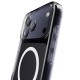 Puro Impact Clear D3O TPU+PC Case Compatible with MagSafe for iPhone 17 Pro Max - Transparent