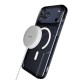 Puro Impact Clear D3O TPU+PC Case Compatible with MagSafe for iPhone 17 Pro Max - Transparent