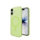 Puro Daylight Magsafe Compatible Silicone Case for iPhone 17 - Translucent Green