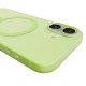 Puro Daylight Magsafe Compatible Silicone Case for iPhone 17 - Translucent Green