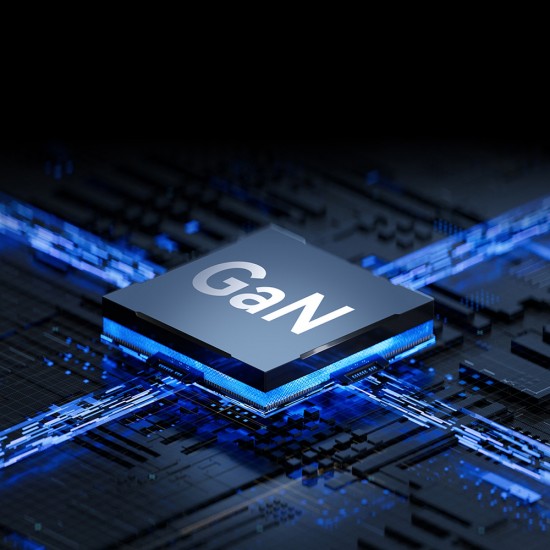 Wozinsky GaN 65W Charger with USB-A 2xUSB-C Ports with 65W USB-C Cable - White