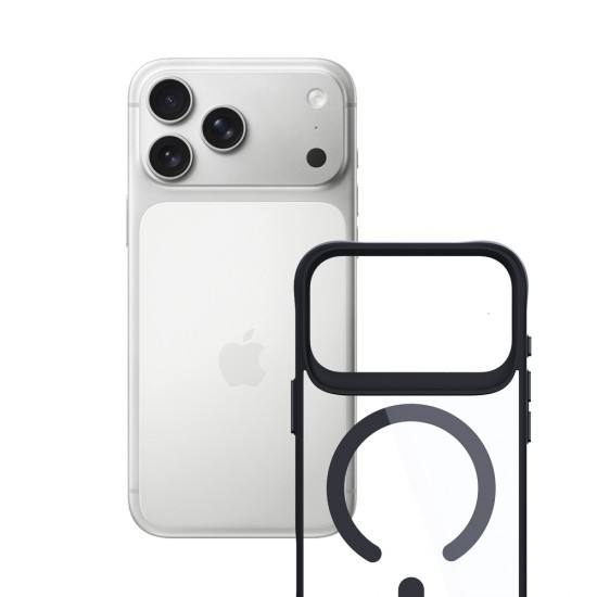 3mk Satin Armor MagCase for iPhone 17 Pro - Transparent Black