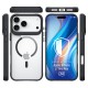 3mk Satin Armor MagCase for iPhone 17 Pro Max - Transparent Black