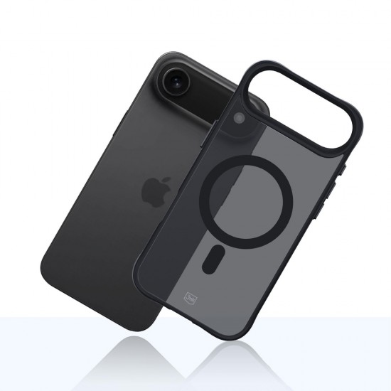 3mk Smoke MagCase for iPhone 17 Air - Black Semi-Transparent