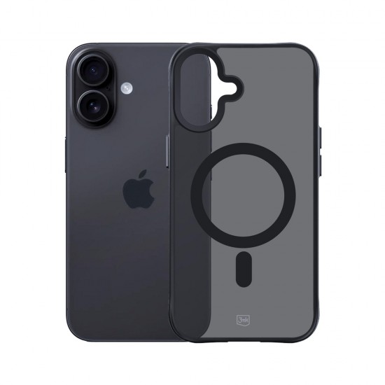 3mk Smoke MagCase for iPhone 17 - Black Semi-Transparent