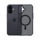 3mk Smoke MagCase for iPhone 17 - Black Semi-Transparent