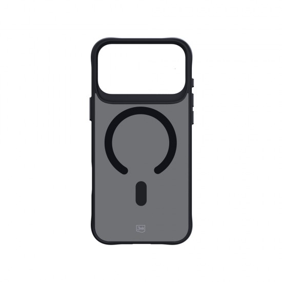 3mk Smoke MagCase for iPhone 17 Pro Max - Black Semi-Transparent