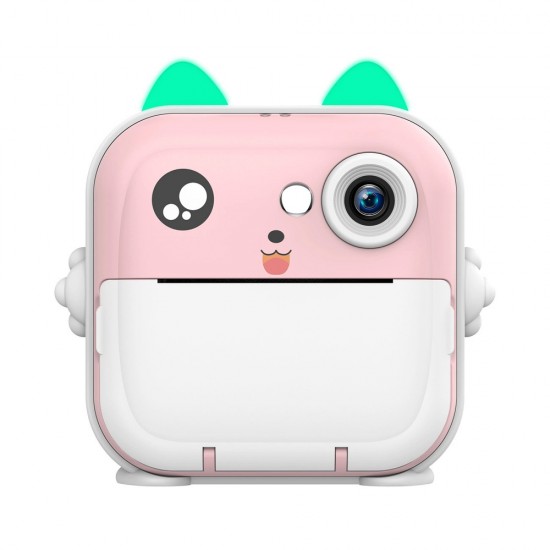 Wozinsky WDT-01 Thermal Printer Camera for Kids - Pink