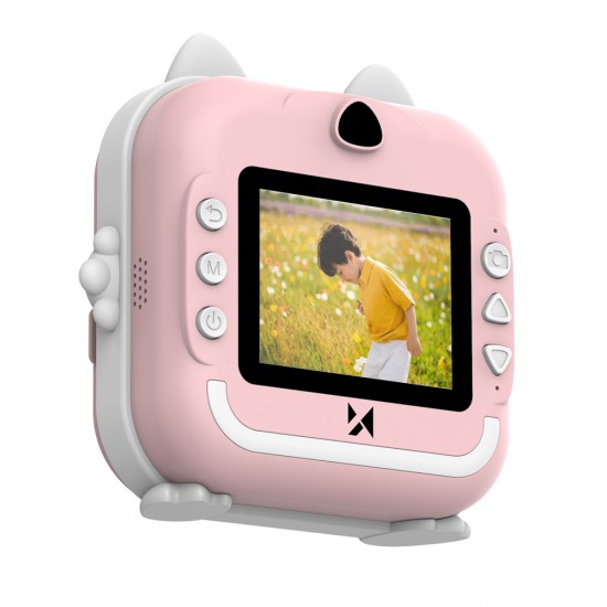 Wozinsky WDT-01 Thermal Printer Camera for Kids - Pink