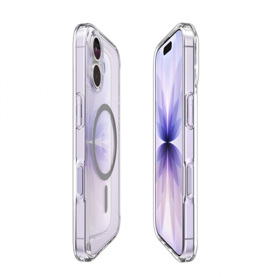 Spigen Ultra Hybrid MagSafe Case for iPhone 17 - Clear Gray