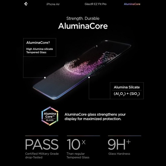 Spigen Glas.TR EZ Fit Pro Tempered Glass for iPhone 17 Air - Transparent