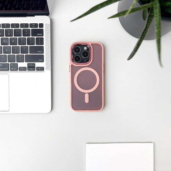 Fashion Case compatible with MagSafe for iPhone 17 Pro - pink
