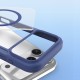 Etui Dux Ducis Skin X Pro na iPhone 17 Pro z portfelem, kompatybilne z MagSafe – niebieskie