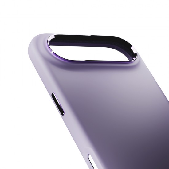 Puro Icon Mag Pro Liquid Silicone Case for iPhone 17 Air, MagSafe Compatible, with Camera Protection and Aluminum Buttons - Pink