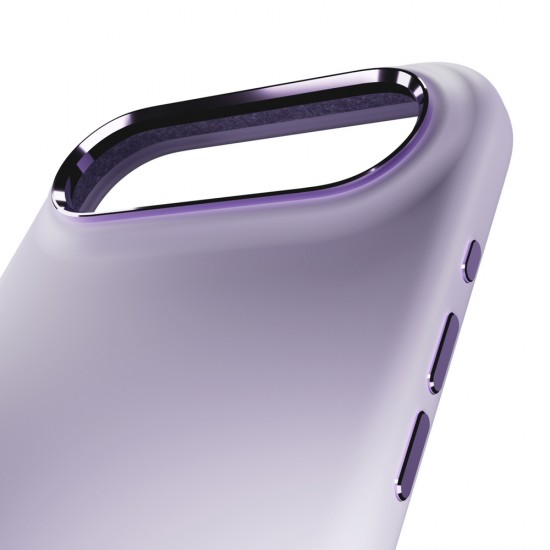 Puro Icon Mag Pro Liquid Silicone Case for iPhone 17 Air, MagSafe Compatible, with Camera Protection and Aluminum Buttons - Pink