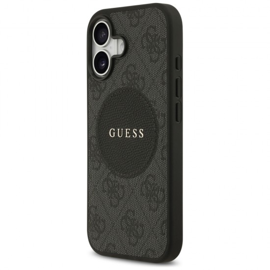 Guess 4G Circle Classic Logo MagSafe case for iPhone 17 - black