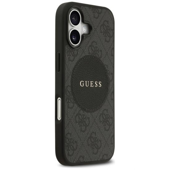 Guess 4G Circle Classic Logo MagSafe case for iPhone 17 - black