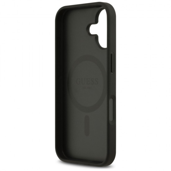 Guess 4G Circle Classic Logo MagSafe case for iPhone 17 - black