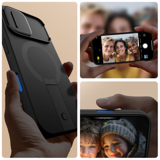 Tech-Protect Kevlar Aura MagSafe Case for iPhone 17 - Black