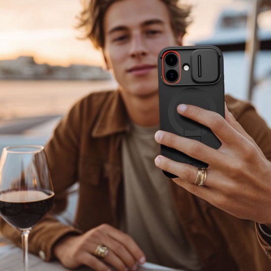 Tech-Protect Kevlar Aura MagSafe Case for iPhone 17 - Black