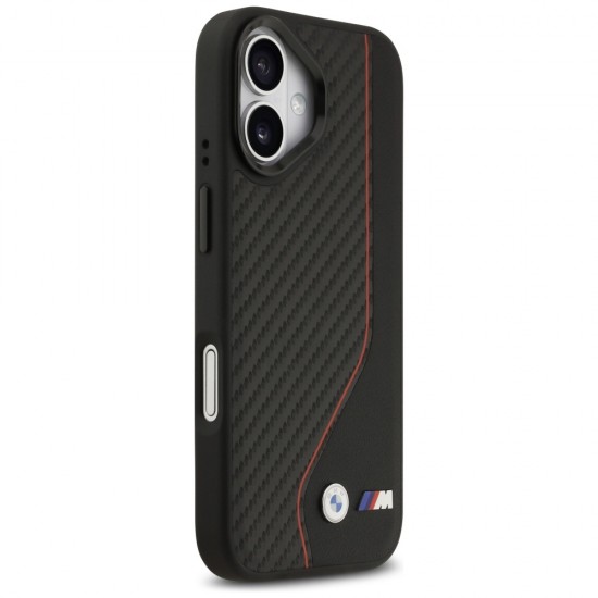 BMW M Carbon Line & Logo MagSafe Case for iPhone 17 - Red