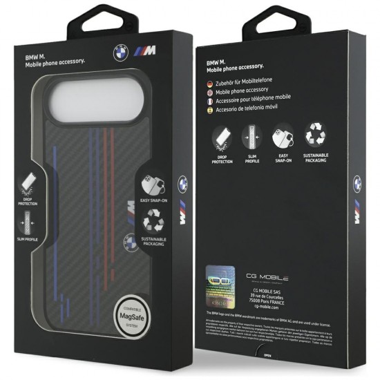 BMW M Kevlar Lines & Logo MagSafe Case for iPhone Air - Black
