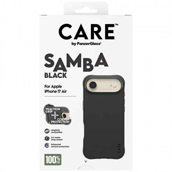 CARE by PanzerGlass Fashionable Samba MagSafe Case for iPhone Air - Black