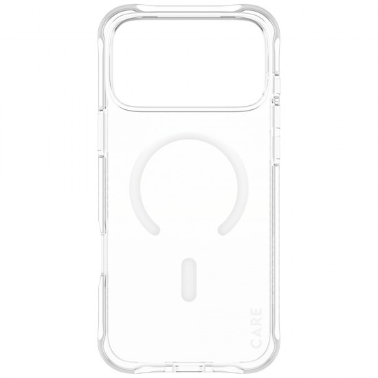 CARE by PanzerGlass Fashionable Samba Case w. White MagSafe for iPhone 17 Pro Max - Transparent
