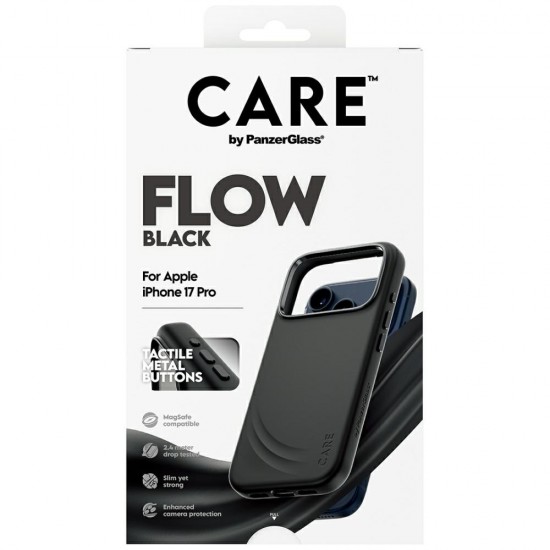 CARE by PanzerGlass Feature FLOW MagSafe Case for iPhone 17 Pro - Black