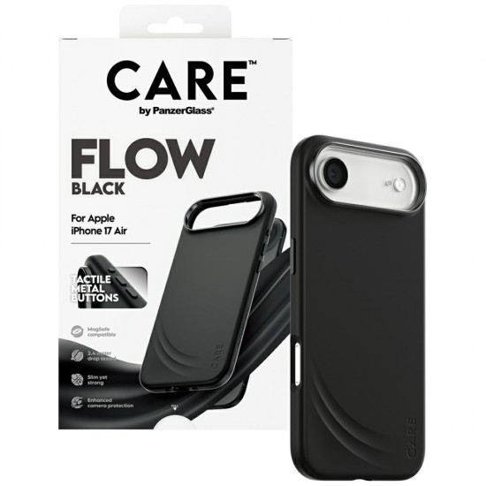 CARE by PanzerGlass Feature FLOW MagSafe Case for iPhone Air - Black