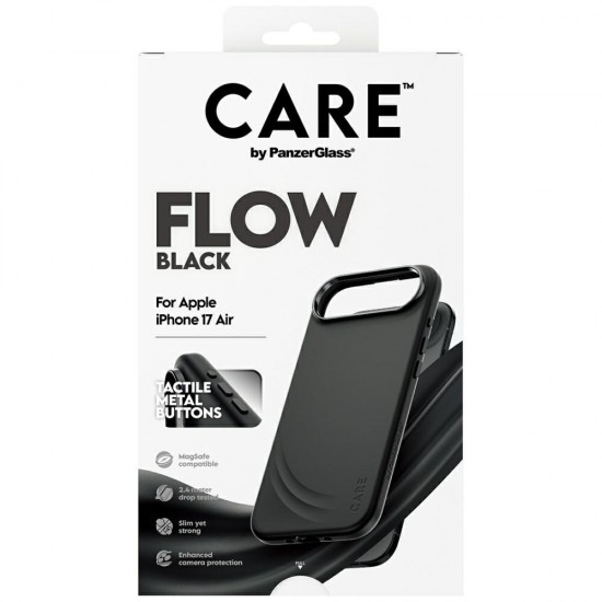 CARE by PanzerGlass Feature FLOW MagSafe Case for iPhone Air - Black