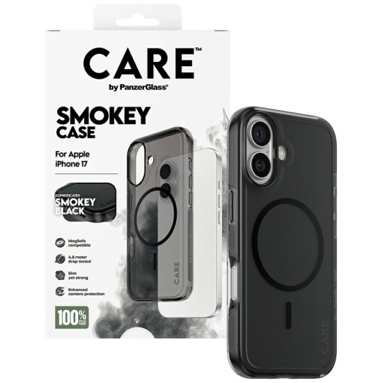 CARE by PanzerGlass Flagship Urban Explorer Case w. Black MagSafe for iPhone 17 - Black