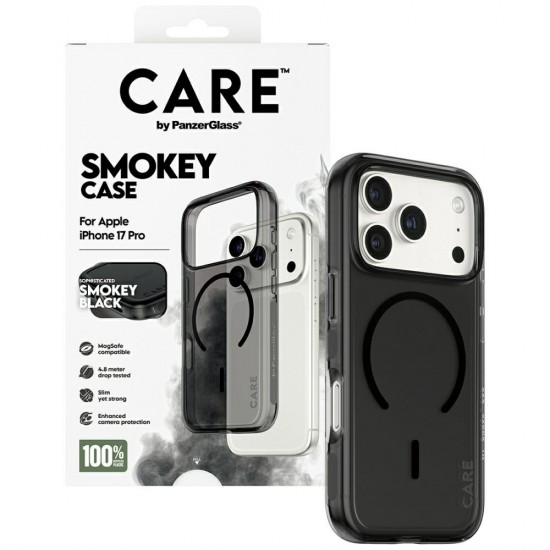CARE by PanzerGlass Flagship Urban Explorer Case w. Black MagSafe for iPhone 17 Pro - Black