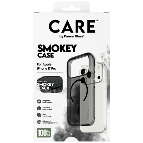 CARE by PanzerGlass Flagship Urban Explorer Case w. Black MagSafe for iPhone 17 Pro - Black