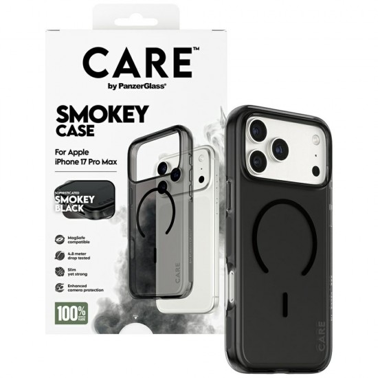 CARE by PanzerGlass Flagship Urban Explorer Case w. Black MagSafe for iPhone 17 Pro Max - Black