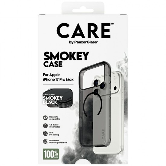 CARE by PanzerGlass Flagship Urban Explorer Case w. Black MagSafe for iPhone 17 Pro Max - Black