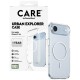 CARE by PanzerGlass Flagship Urban Explorer Case w. White MagSafe for iPhone Air - Transparent