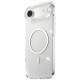 CARE by PanzerGlass Flagship Urban Explorer Case w. White MagSafe for iPhone Air - Clear Glitter