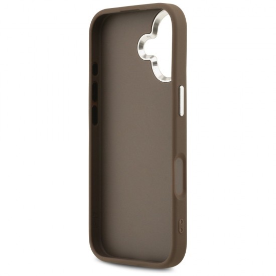 Guess 4G Big 4G Classic Logo case for iPhone 17 - brown and silver