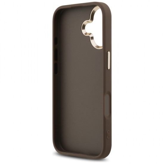 Guess 4G Big 4G Classic Logo Case for iPhone 17 - Brown and Gold